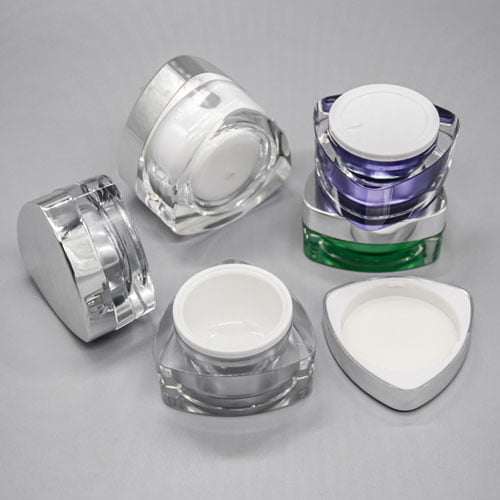 acrylic cosmetic jars