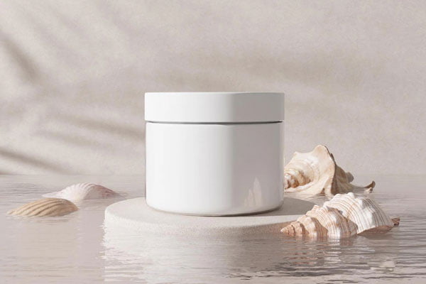 plastic-face-cream-jar-002 cosmetic skincare face cream jars