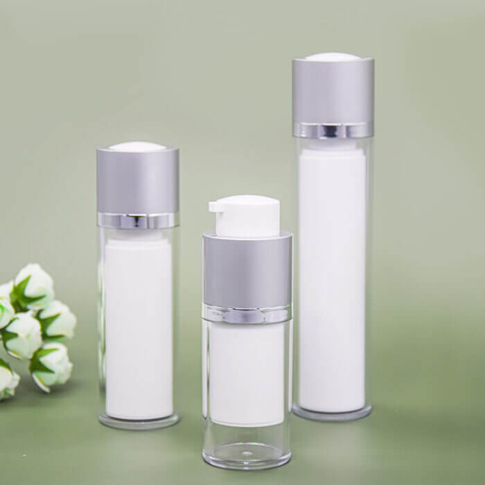 rotary airless pump bottles 15ml 30ml 50ml