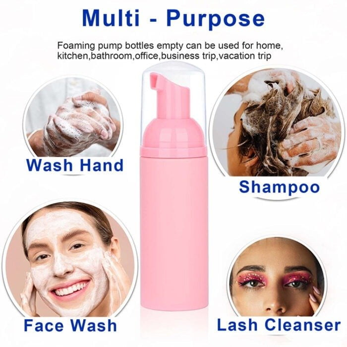 application of foam pump bottles