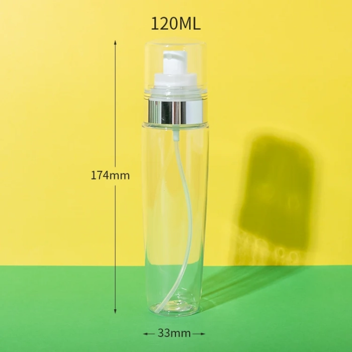 120ml pet plastic hair spray clear bottle - 2