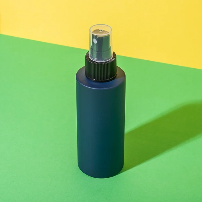 125ml hdpe plastic hair spray blue bottle - 3