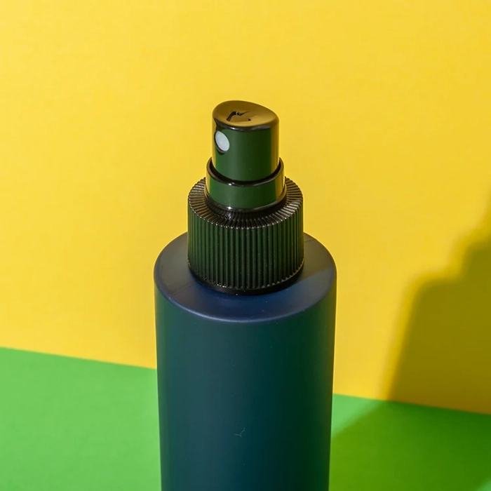 125ml hdpe plastic hair spray blue bottle - 4