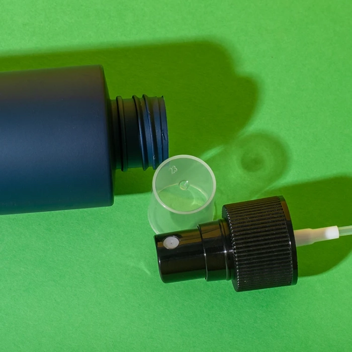 125ml hdpe plastic hair spray blue bottle - 5