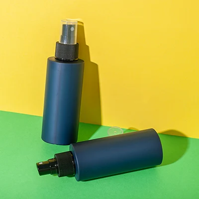 125ml hdpe plastic hair spray blue bottle - 6