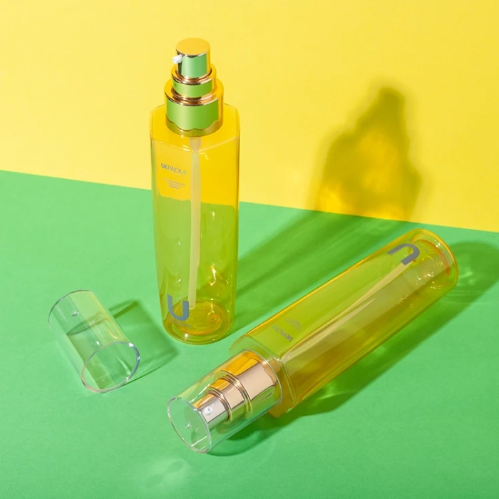 150ml pet hair oil gold bottle - 3