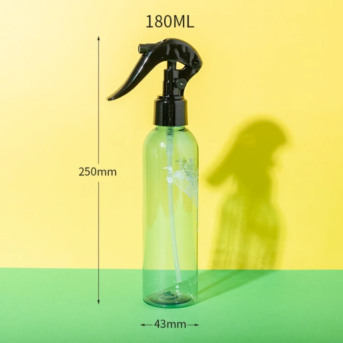 180ml pet plastic blue hair spray bottle - 2
