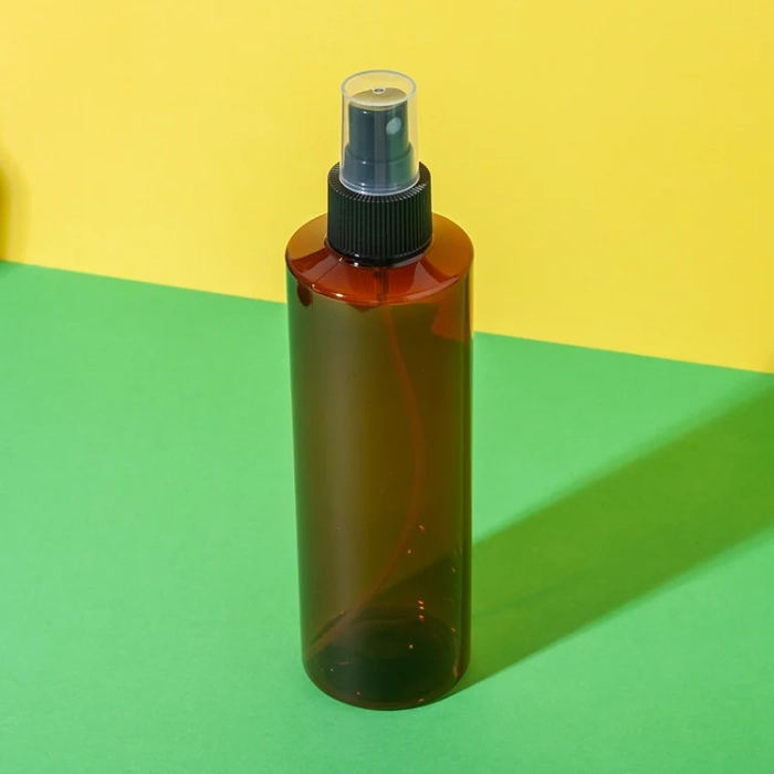 250ml pet plastic brown hair oil spray bottle - 3