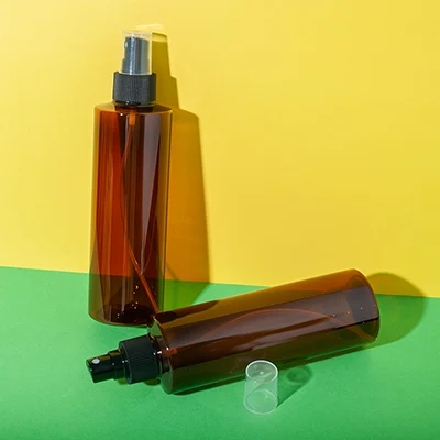 250ml pet plastic brown hair oil spray bottle - 6