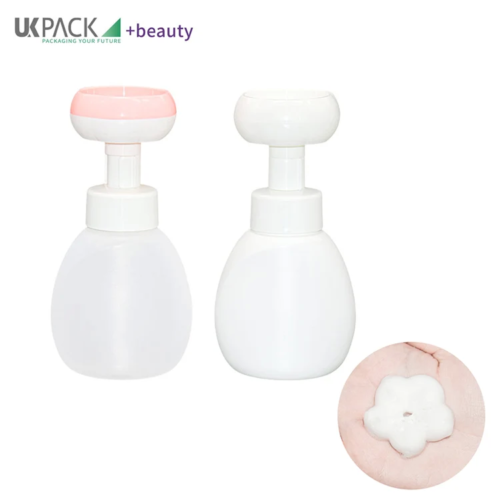 300ml flower-shaped refillable foam pump bottle
