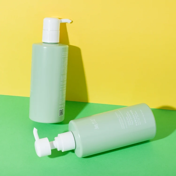 300ml pet plastic green shampoo bottle - 5