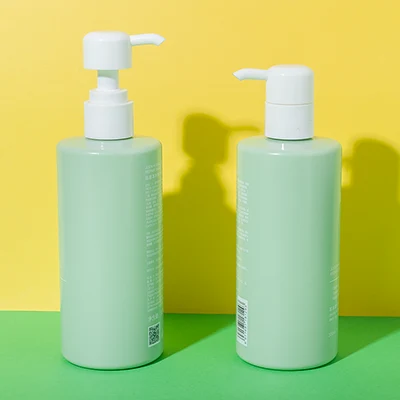 300ml pet plastic green shampoo bottle - 6