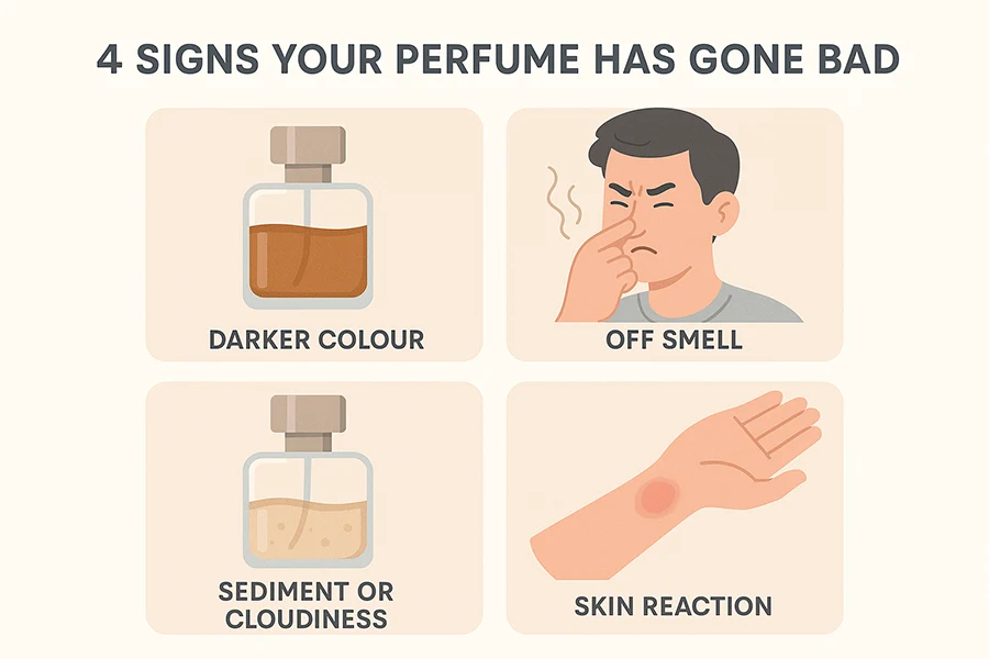 4 signs your perfume has gone bad - 1