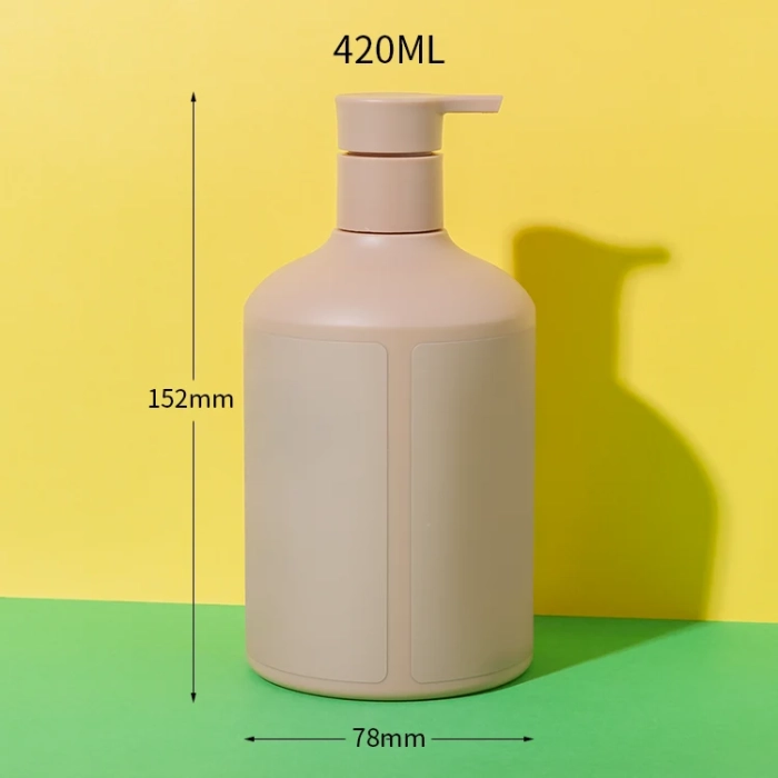 420ml pet plastic sustainable shampoo bottle - 112