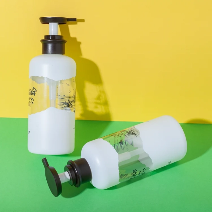 480ml pet plastic hair shampoo bottle - 3