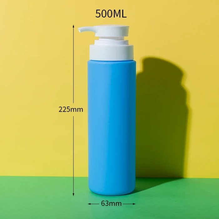 500ml hdpe soft-touch elegant shampoo bottle - 2