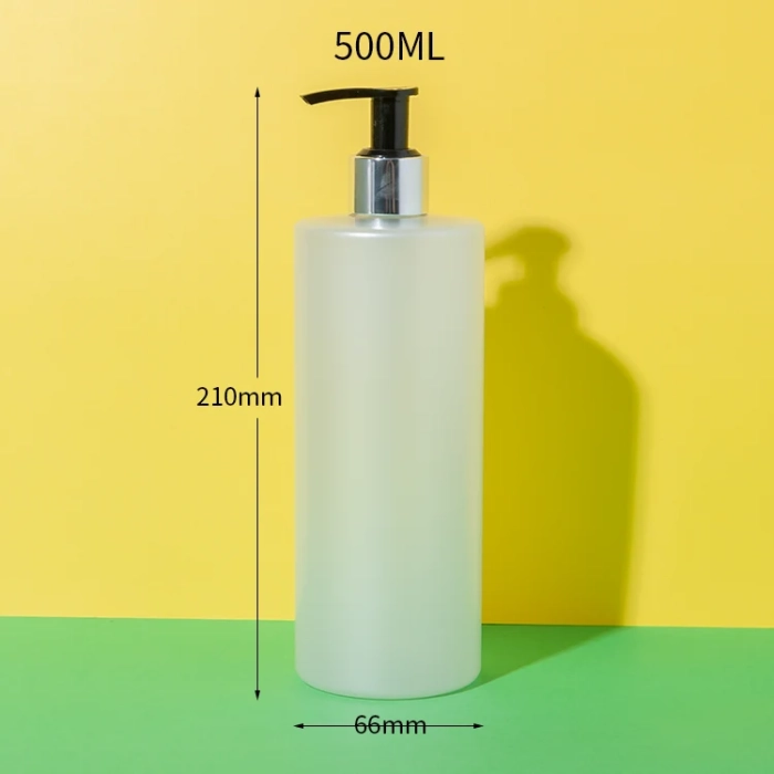 500ml pet plastic minimal shampoo bottle - 2