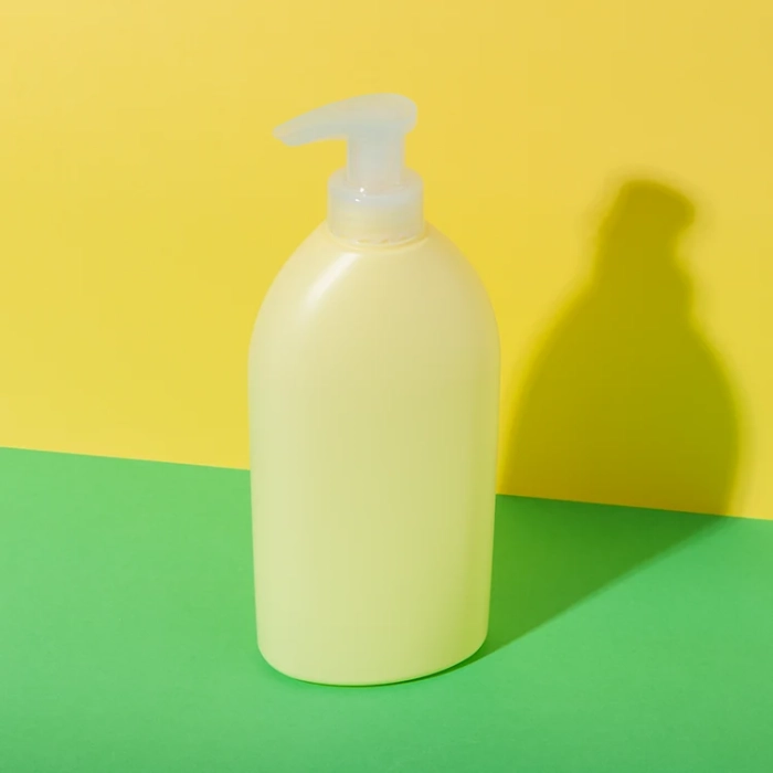 700ml hdpe plastic yellow shampoo bottle - 4