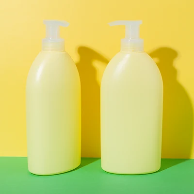 700ml hdpe plastic yellow shampoo bottle - 6