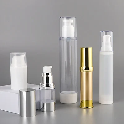 8 oz airless pump bottles - 1