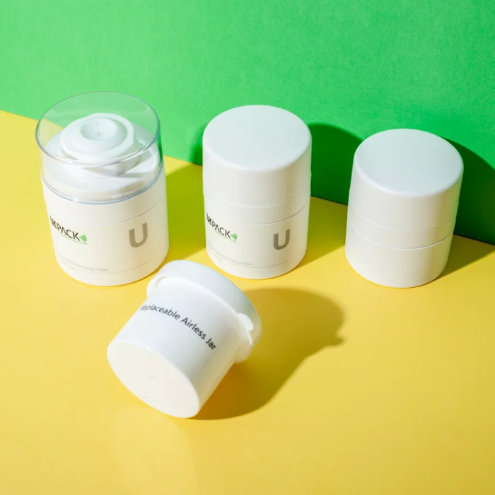 acrylic refillable airless pump cream jar 15ml 30ml 50ml - 3