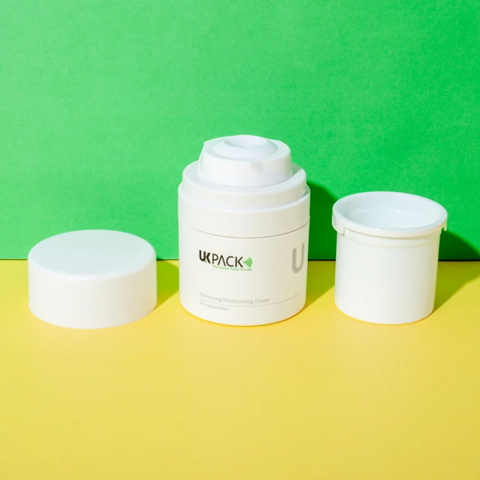 acrylic refillable airless pump cream jar 15ml 30ml 50ml - 5