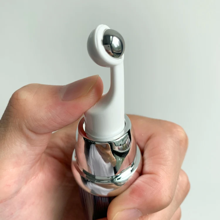 airless eye cream bottle with metal massager tip-6