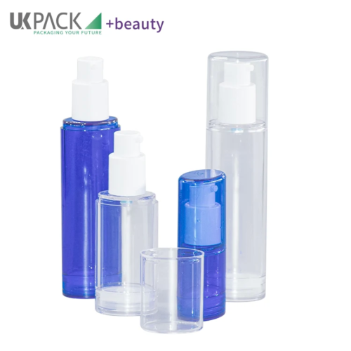 blue pp 15ml airless pump bottles 30ml 50ml