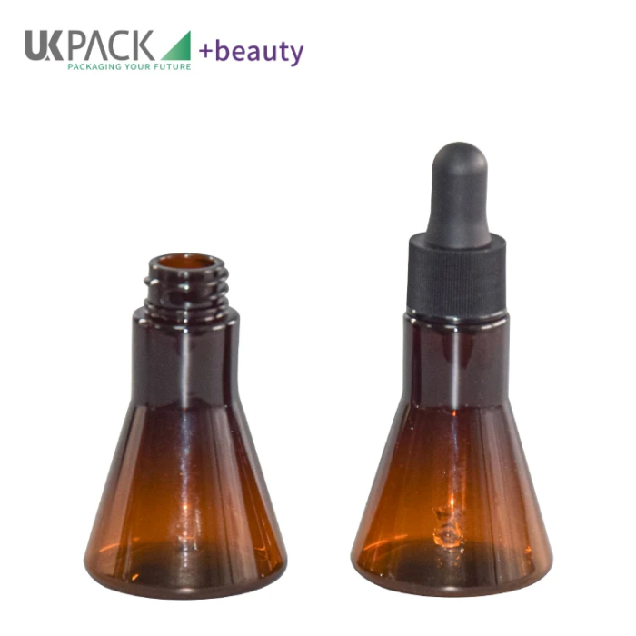 brown plastic dropper bottle 20ml-5