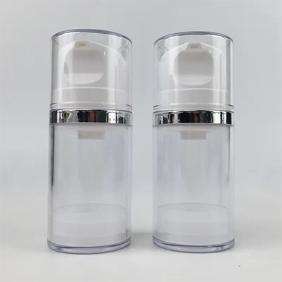 clear airless pump bottles - 1