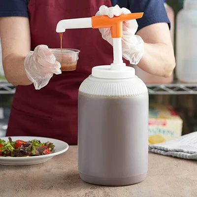 condiment dispenser pump – 1 condiment dispenser pump - 1