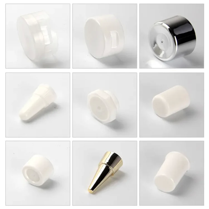 custom cap for white cosmetic tube