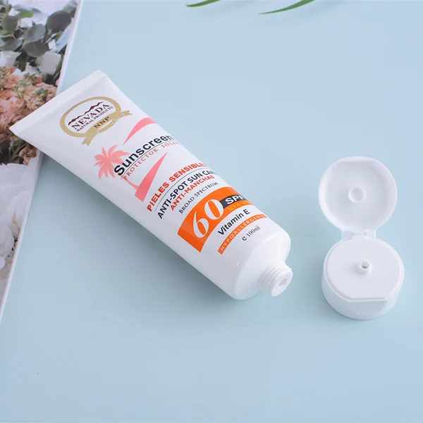 custom logo printing on cosmetic tubes – 1 PE plastic raw material - 1