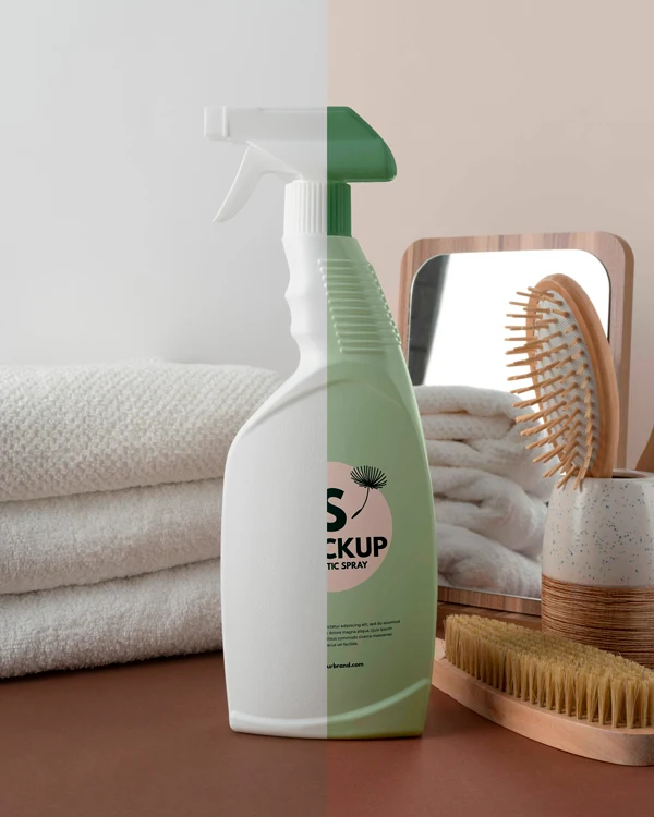 custom surface finishes of trigger spray bottles