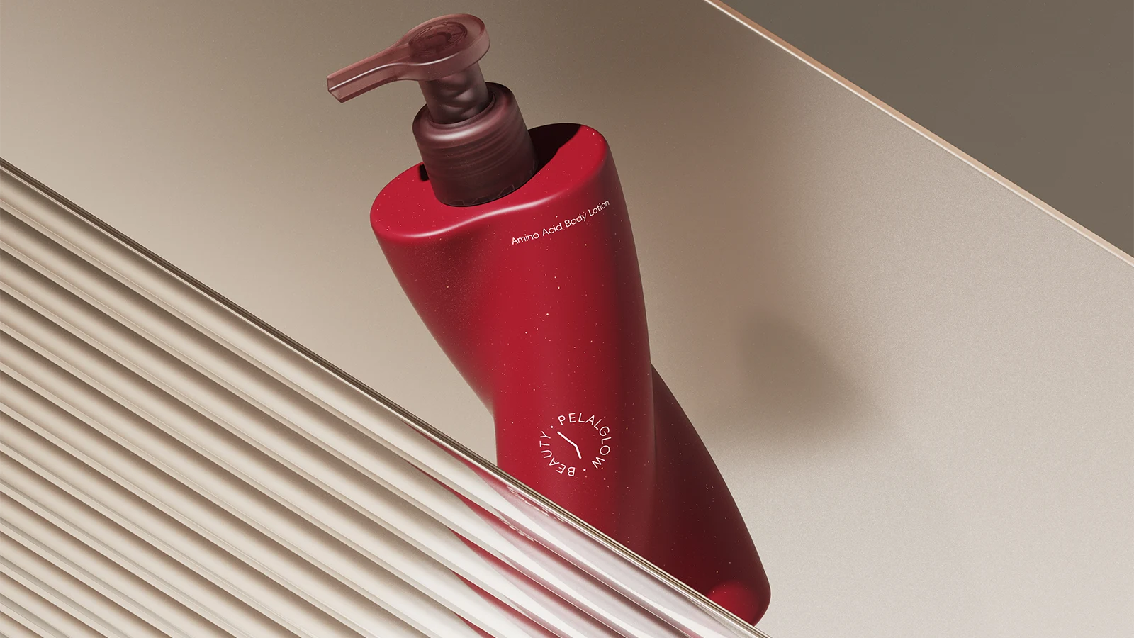 DNA-inspired mono-material Lotion Bottle 250ml - design