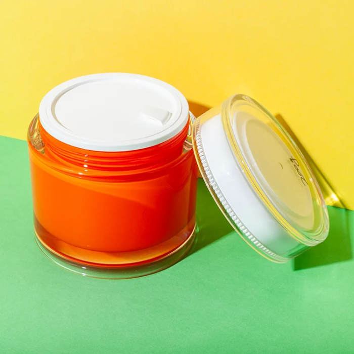 double wall acrylic 200g cosmetic jar - 2