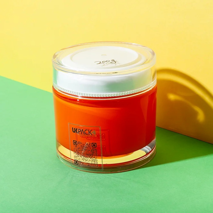double wall acrylic 200g cosmetic jar - 4