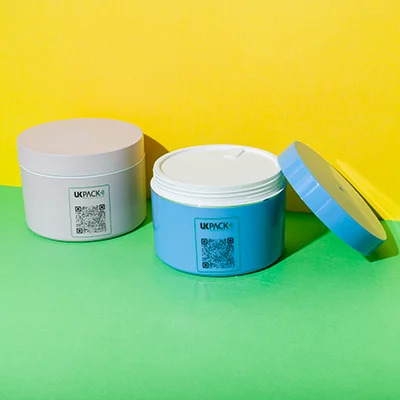 double wall AS PP 300ml cosmetic jar - 1
