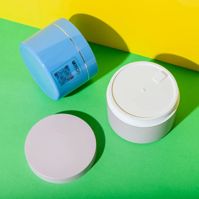 double wall AS PP 300ml cosmetic jar - 3