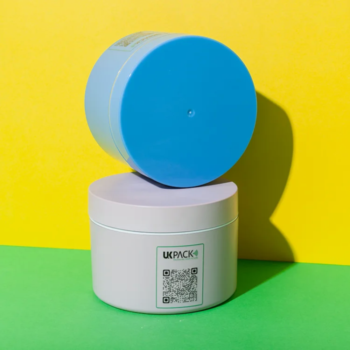 double wall AS PP 300ml cosmetic jar - 4
