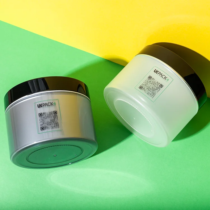 double wall AS PP 500ml body butter container -