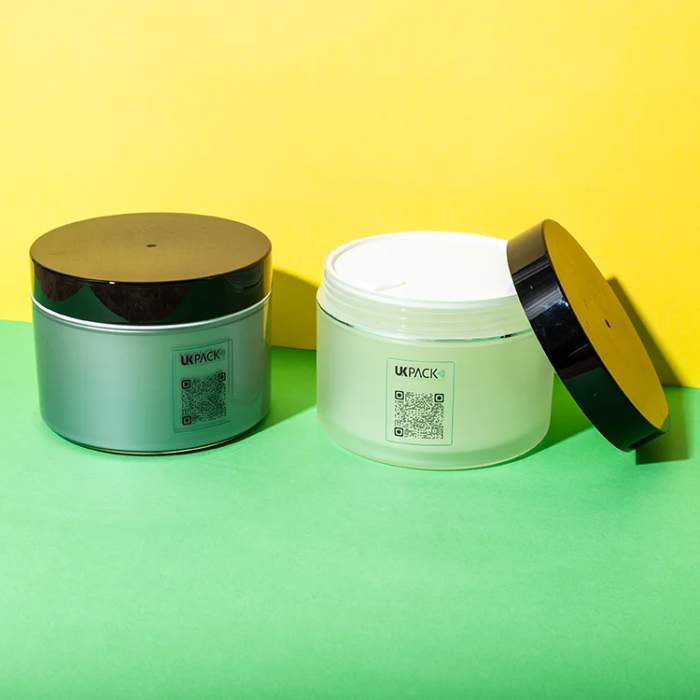 double wall AS PP 500ml body butter container - 2