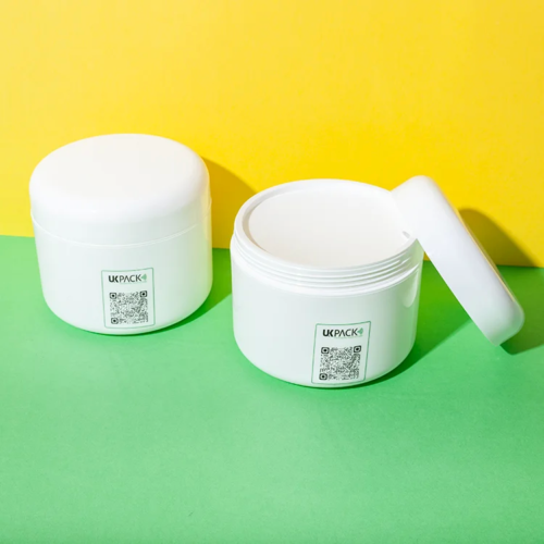 double wall PP 500ml cosmetic jar for body butter - 2