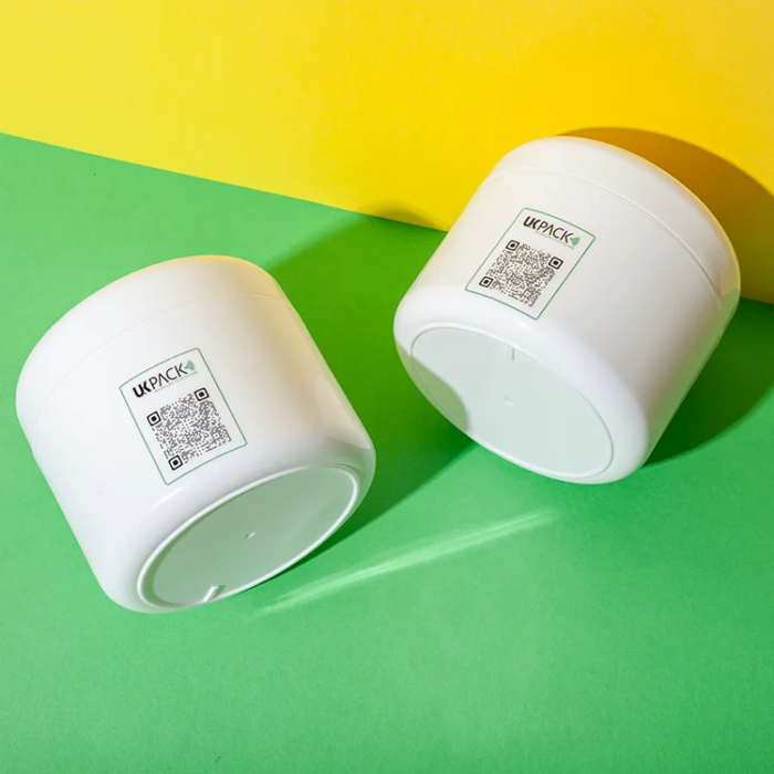 double wall PP 500ml cosmetic jar for body butter - 4