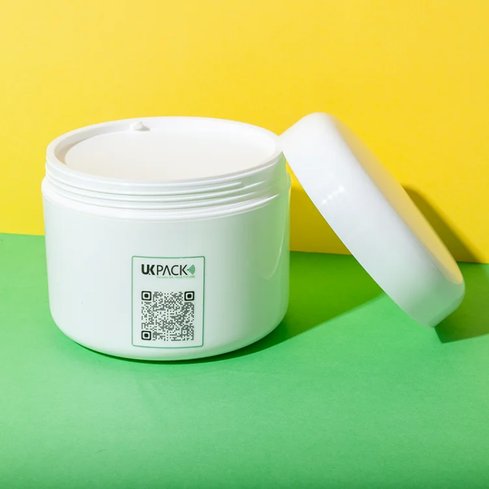 double wall PP 500ml cosmetic jar for body butter - 6