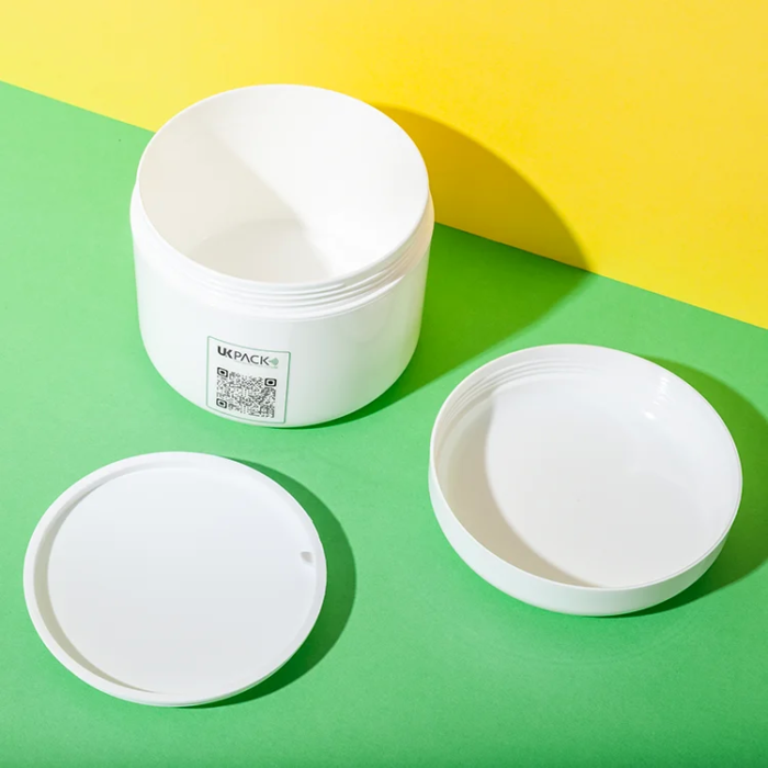double wall PP 500ml cosmetic jar for body butter - 7