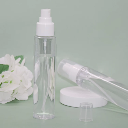empty fine mist PET 100ml plastic spray bottle