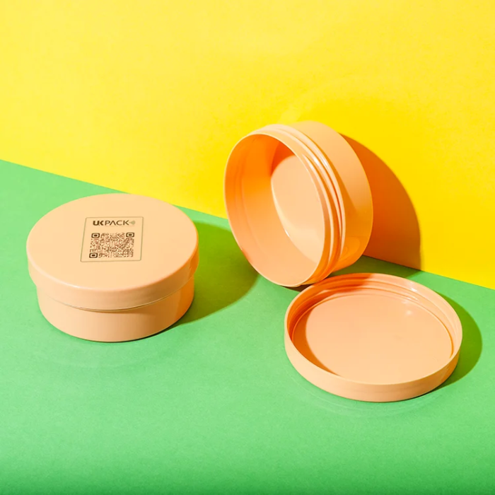 flat PP 200ml cosmetic cream jar - 3