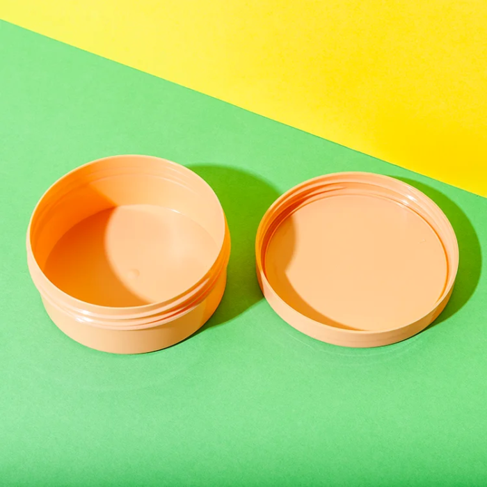 flat PP 200ml cosmetic cream jar - 5