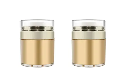 green rotary airless pump bottles 50ml